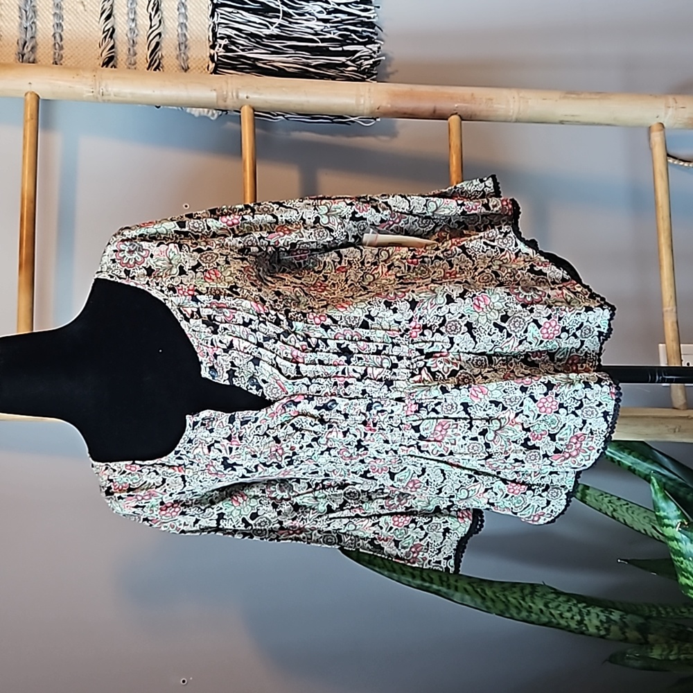 NWT Denim & Supply Pintuck Blouse